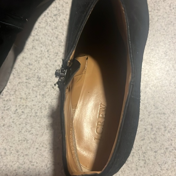 Jcrew booty black suede size 11 - Picture 2 of 7